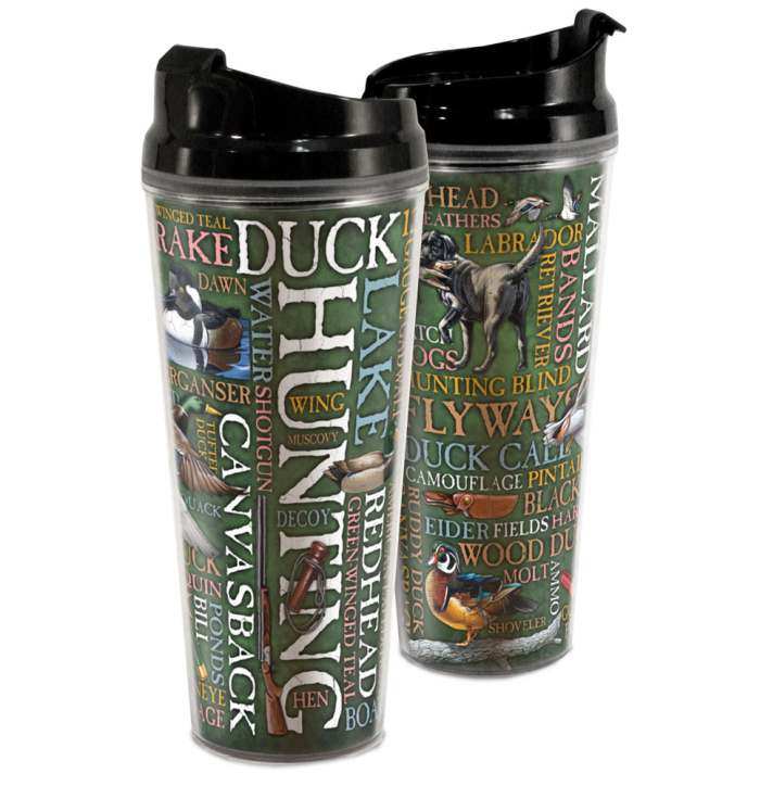 Word Design Tall Tumbler 24 oz. Duck Hunt 2/PAK